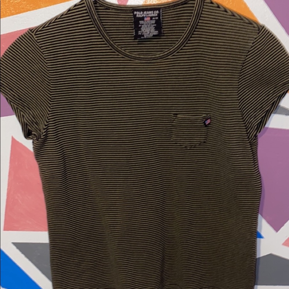 Polo striped top